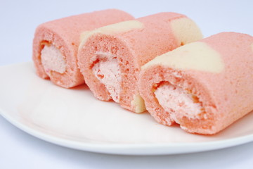 Strawberry Roll Cake