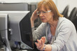 © WavebreakMediaMicro - Angry mature student working with computer