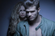 © Viorel Sima - young fashion man standing in front oh his girlfriend