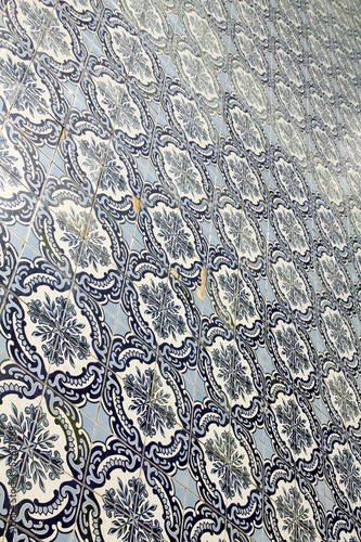Naklejka samoprzylepna Azulejo w porcie, portugalia