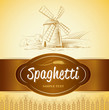 spaghetti. pasta. Bakery. labels, pack for spaghetti, pasta