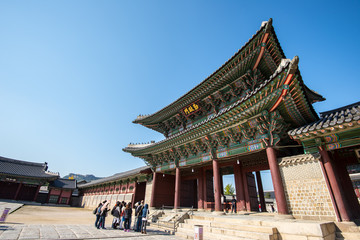 Gyeongbokgung palace in Seoul, Korea