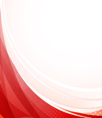 Poster - Abstract red background