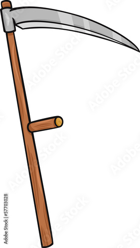 Cuadros en Lienzo scythe clip art cartoon illustration