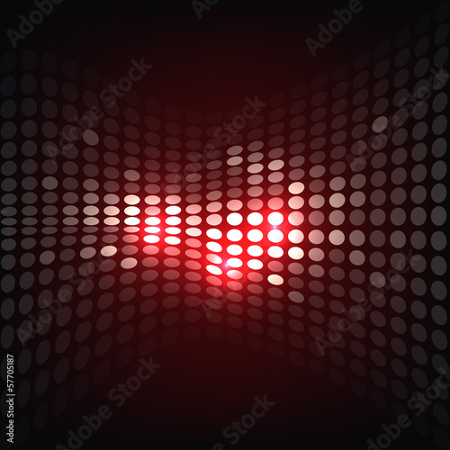 Fotoboard na płycie Światła disco