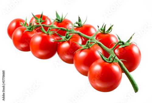 Board z aluminiowym obramowaniem Pomidory cherry na gałęzi. 