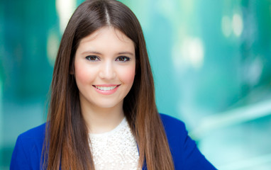 Wall Mural - Smiling businesswoman