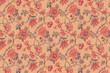 Rose pattern on fabric as background