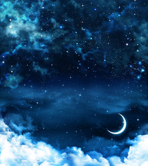 Wall Mural - beautiful background, nightly sky