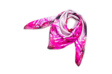 Wall Mural - Scarf isolated on the white background