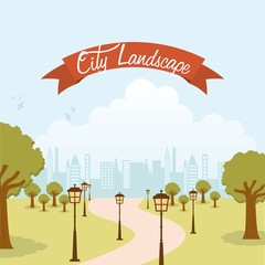 Sticker - lanscape design