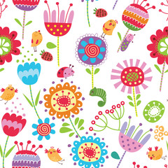 Fototapete - Seamless pattern