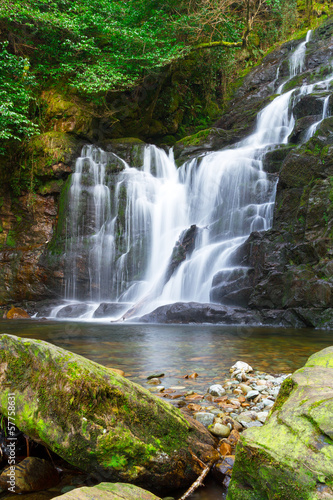 Fototapeta na wymiar Torc waterfall in Killarney National Park, Ireland