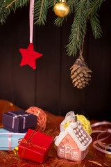 Wall Mural - Christmas gifts concept