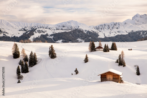 Board z aluminiowym obramowaniem Sassolungo, dolomiti