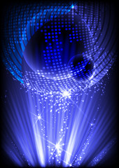 Wall Mural - Abstract Planet Background.