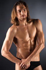 Fototapete - muscular nude