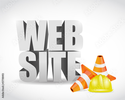 Website Under Construction 3d Text Banner Sign Buy This Stock