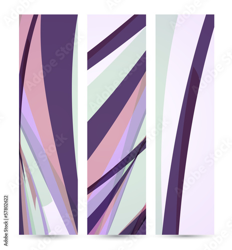 Tapeta ścienna na wymiar Abstract banner for your design, colorful digital Illustration.