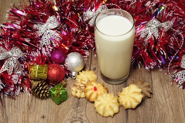 Cookies and milk for Santa