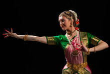 Beautiful Girl Dancer Of Indian Classical Dance Bharatanatyam