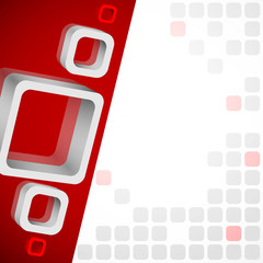 Wall Mural - Abstract Square Background.