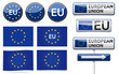 European EU flag collection