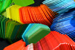 canvas print picture - color samples for industrial design