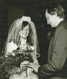 Fototapeta Młodzieżowe - The bride and groom - circa 1970