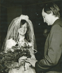 The bride and groom - circa 1970