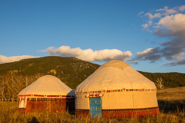 Wall Mural - Kazakh yurt