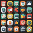 © sabelskaya - Business flat icons set