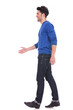 © Viorel Sima - casual man in blue jeans and shirt walking