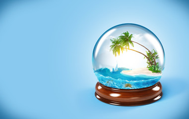 Wall Mural - glass globe