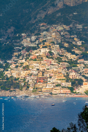Board z aluminiowym obramowaniem Positano amalfi küste