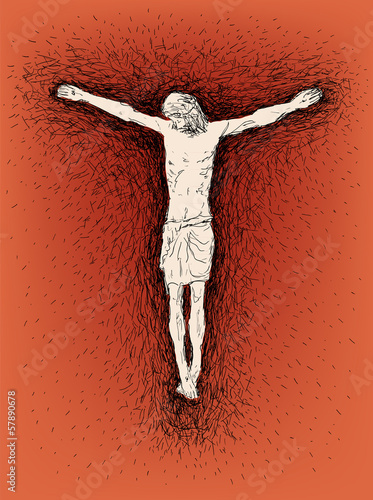 Fotoboard na płycie Jezus Chrystus