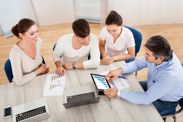 Business Team In Office Meeting