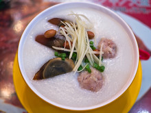 Porridge, Century Egg & Pork Porridge (congee)