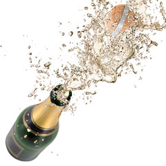 Champagne explosion