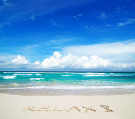 beach and tropical sea