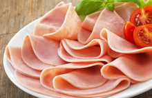 Plate Of Pork Sliced Ham