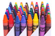 © alphadogdesign - Brightly colored wax crayons
