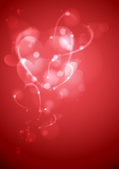 Wall Mural - Valentine's Day or Wedding Background.