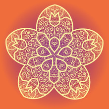 Oriental Mandala Motif