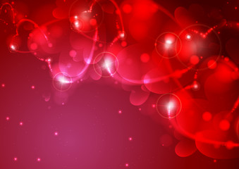 Wall Mural - Valentine's Day or Wedding Background.