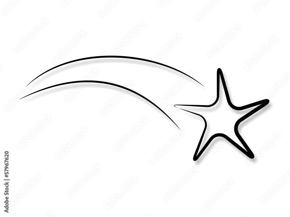 Stock-Vektorgrafik Stern Schweif Weihnachten Tribal | Adobe Stock