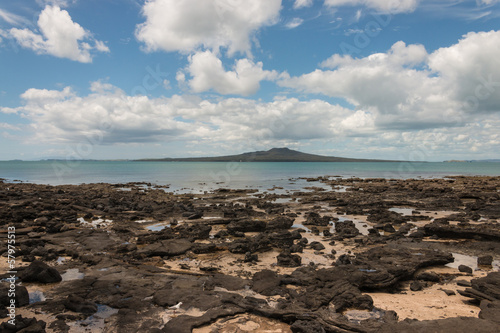 Board z aluminiowym obramowaniem Wyspa rangitoto