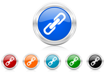 Poster - link icon vector set