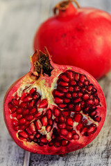 Wall Mural - Pomegranate fruits