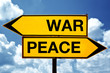 © Bits and Splits - War or peace, opposite signs
